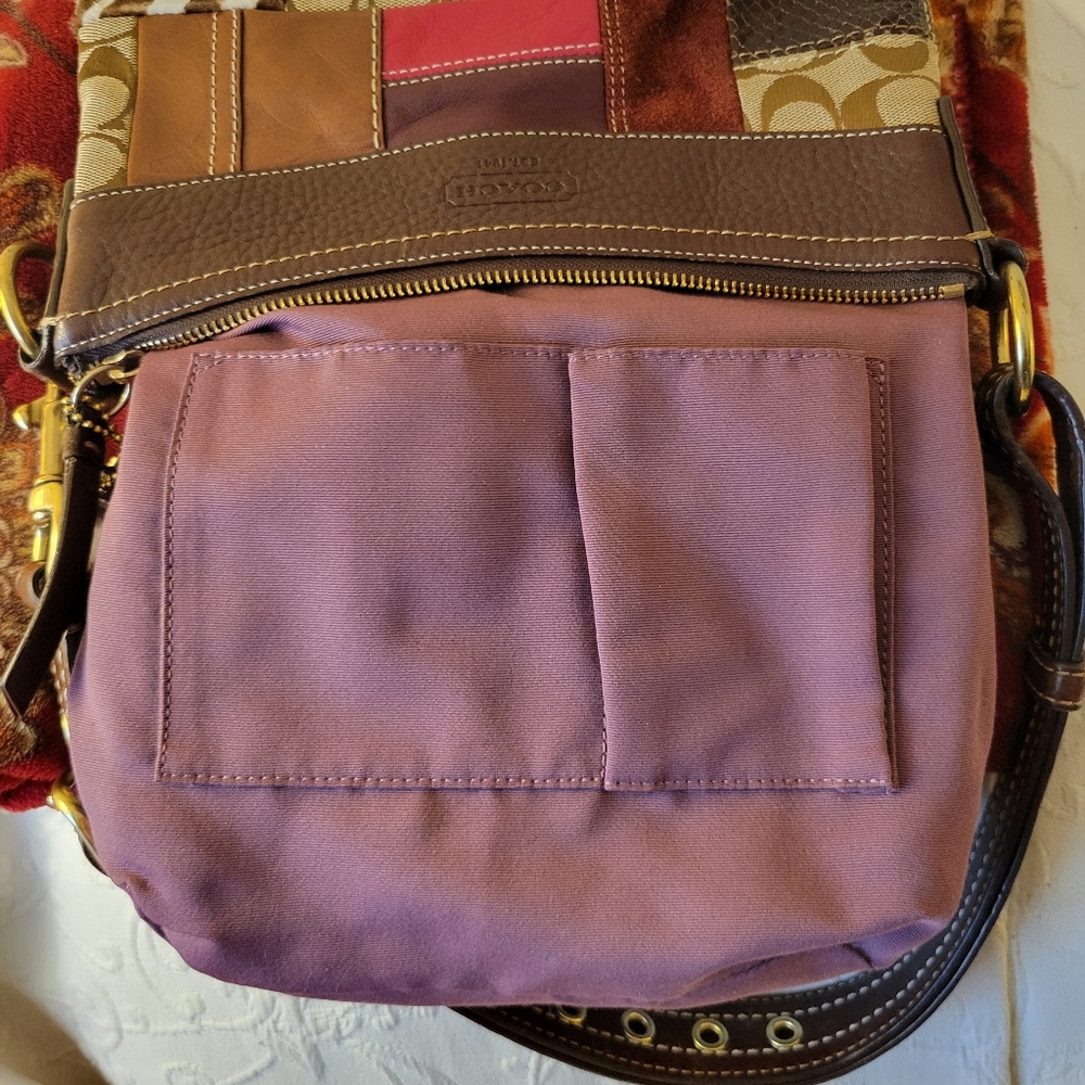 Coach Patchwork With Purple lining. Excellent Pre-loved Condition. - Picture 10 of 10